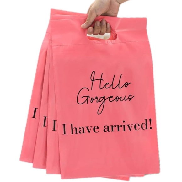 10x13 Poly Mailers | Pink | Hello Gorgeous I Have Arrived! - Picture 1 of 2